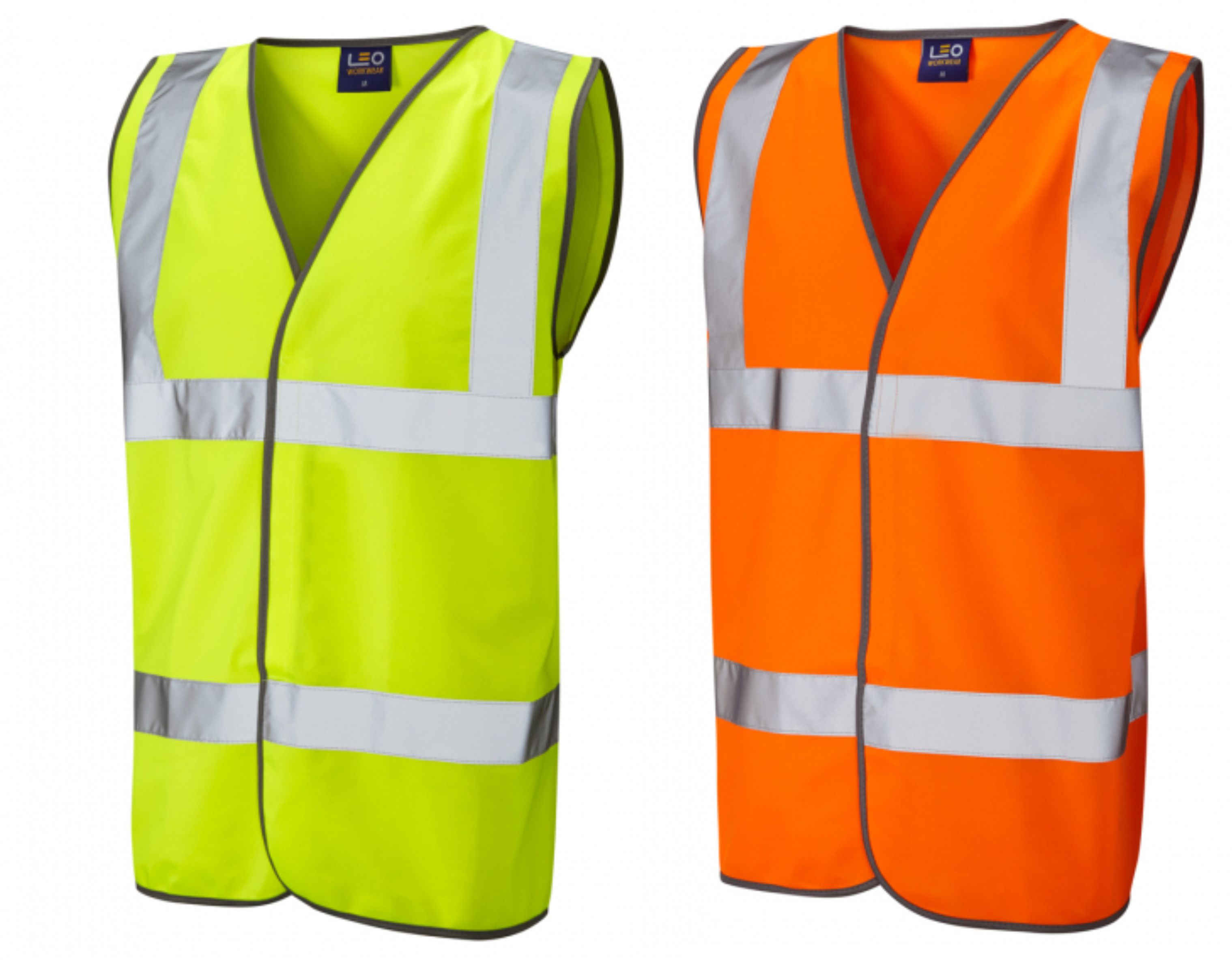 Leo W010-O Tarka ISO 20471 Class 2 Waistcoat  Leo W010-O Tarka ISO 20471 Class 2 Waistcoat